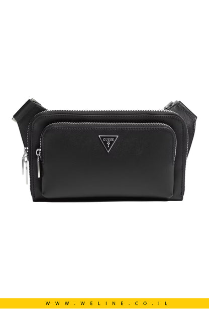 תיק פאוץ' שטוח GUESS Eco Milano Flat Bum Bag - WELINE.CO.IL