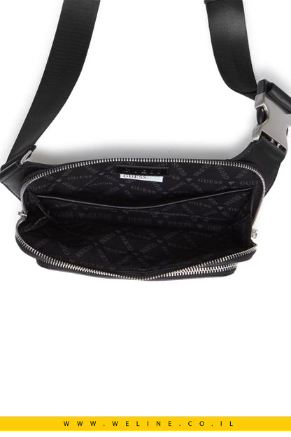 תיק פאוץ' שטוח GUESS Eco Milano Flat Bum Bag - WELINE.CO.IL