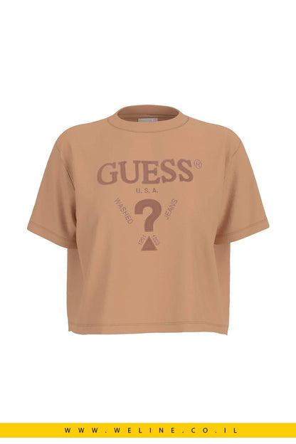 חולצת טי בג' נשים Guess FABIA Relaxed Fit - WELINE.CO.IL