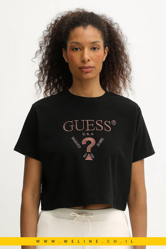 חולצת טי נשים Guess FABIA Relaxed Fit - WELINE.CO.IL