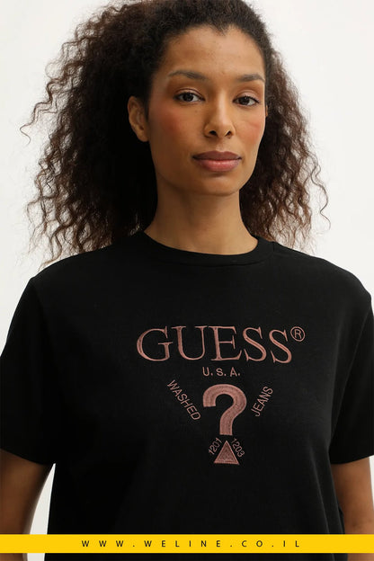 חולצת טי נשים Guess FABIA Relaxed Fit - WELINE.CO.IL