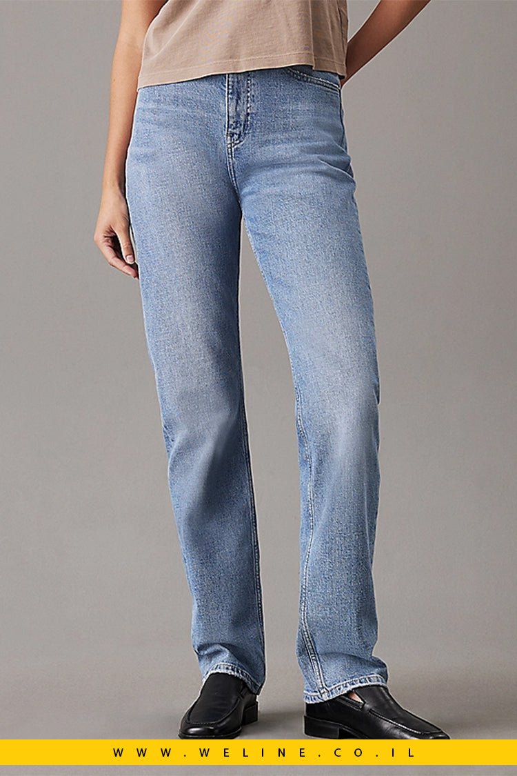 ג'ינס High Rise Straight מבית Calvin Klein - WELINE.CO.IL