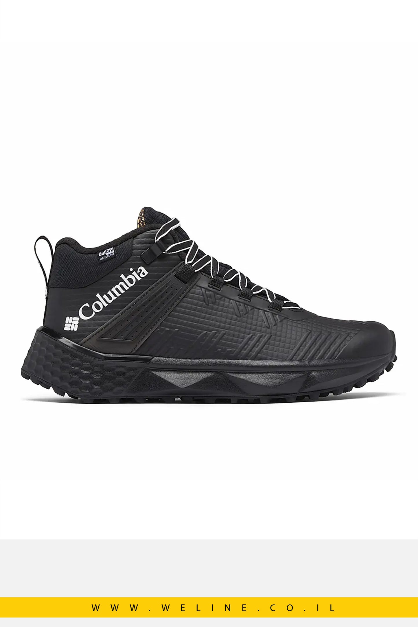 נעלי Columbia לגברים דגם FACET 75 EQUINOX בצבע שחור.