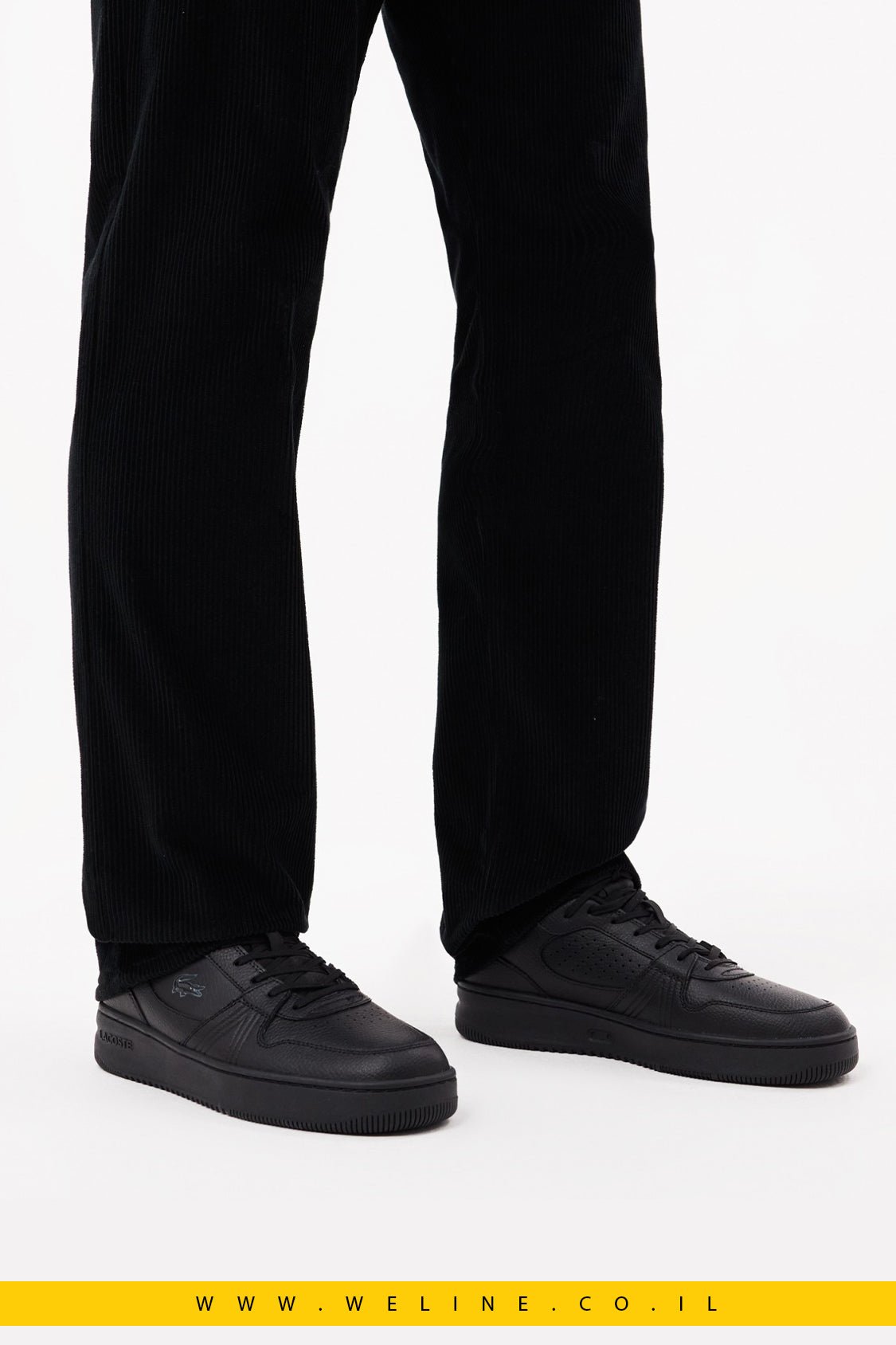 נעלי עור הסניקרס L001 Set מבית Lacoste - WELINE.CO.IL