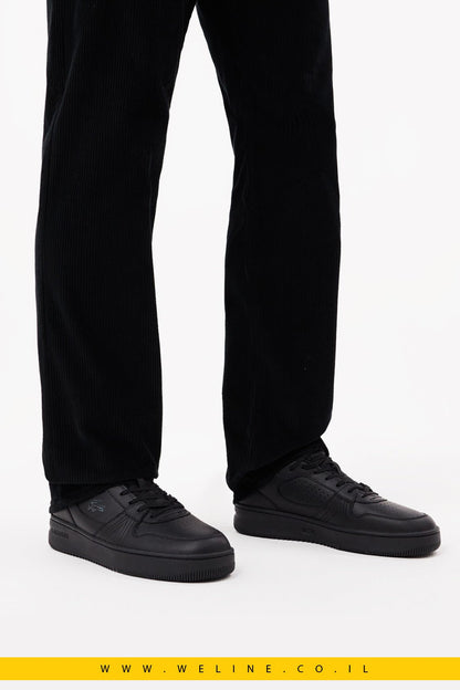 נעלי עור הסניקרס L001 Set מבית Lacoste - WELINE.CO.IL