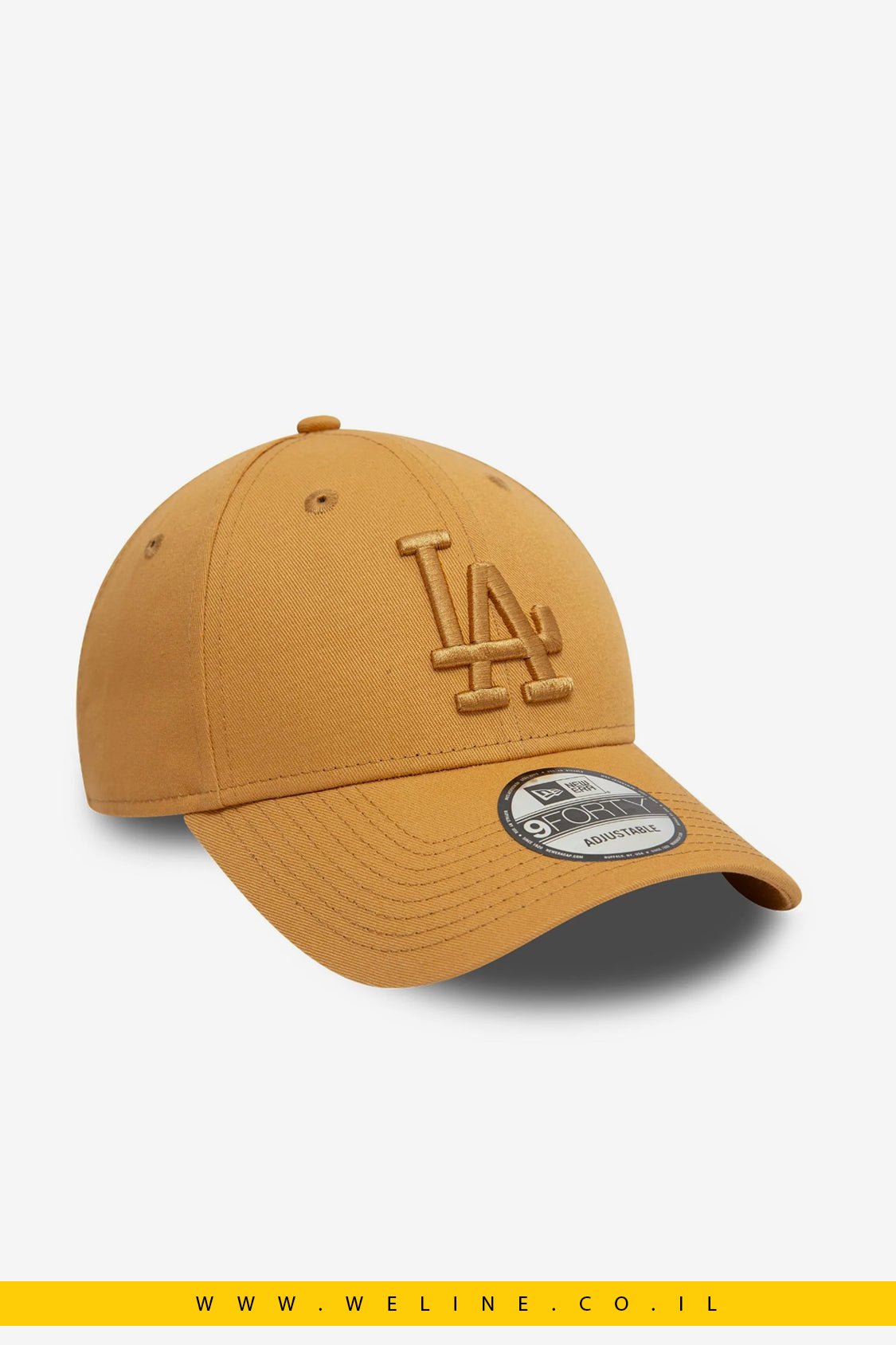 ובע מתכוונן LA Dodgers League Essential Dark Beige 9FORTY מבית New Era - WELINE.CO.IL