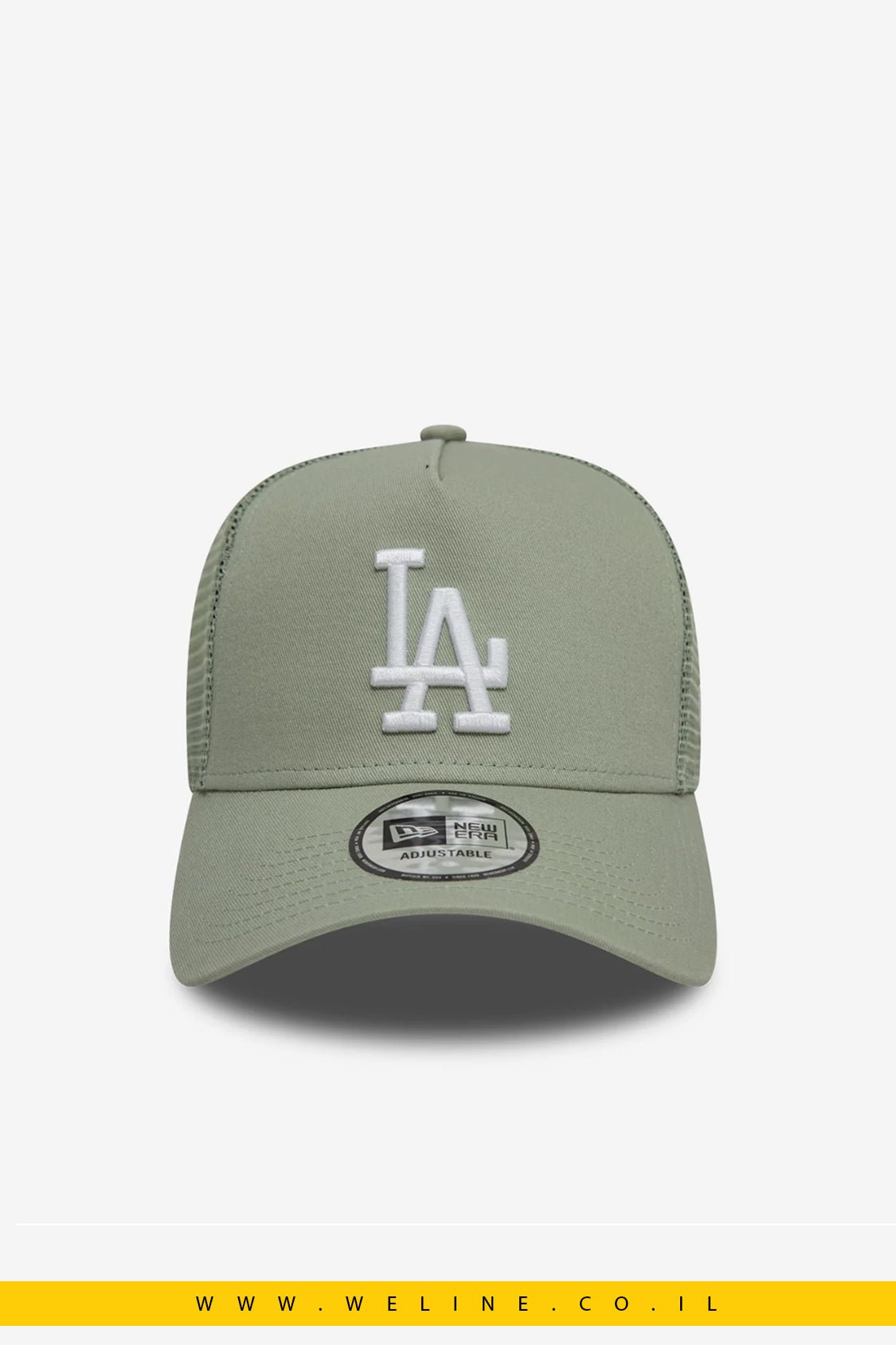 ובע משאית מתכוונן LA Dodgers League Essential Pastel Green 9FORTY A - Frame Trucker מבית New Era - WELINE.CO.IL