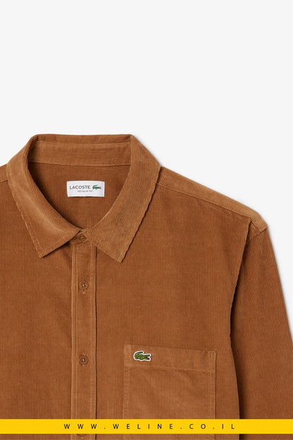 חולצת קורדורוי לגברים – Lacoste - WELINE.CO.IL