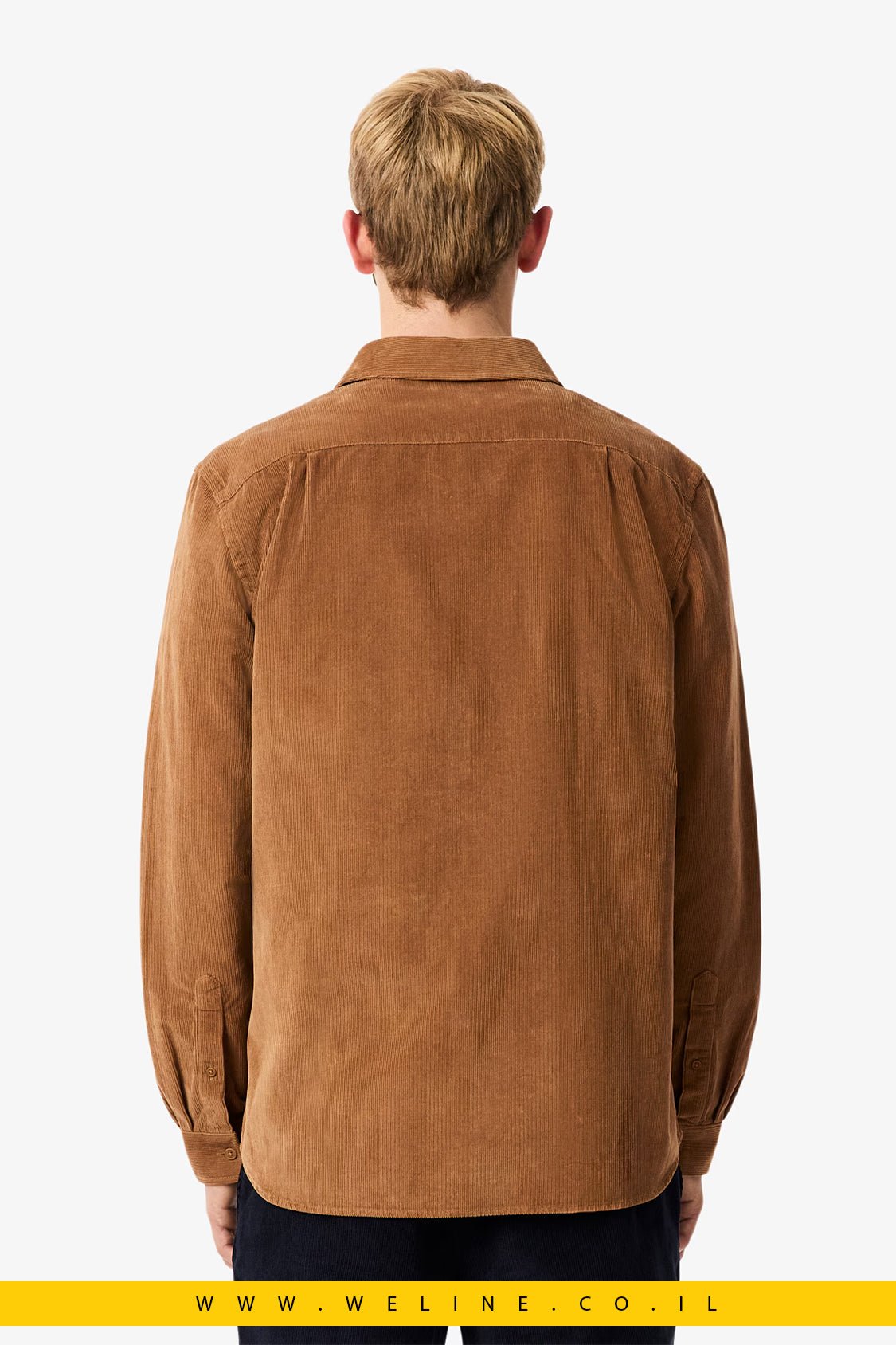חולצת קורדורוי לגברים – Lacoste - WELINE.CO.IL
