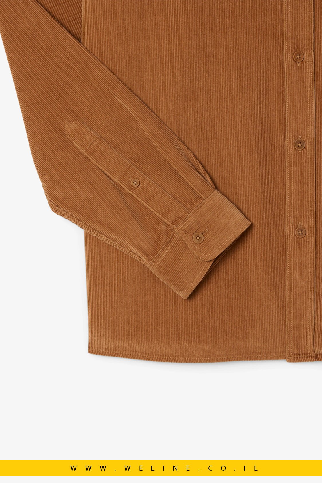חולצת קורדורוי לגברים – Lacoste - WELINE.CO.IL