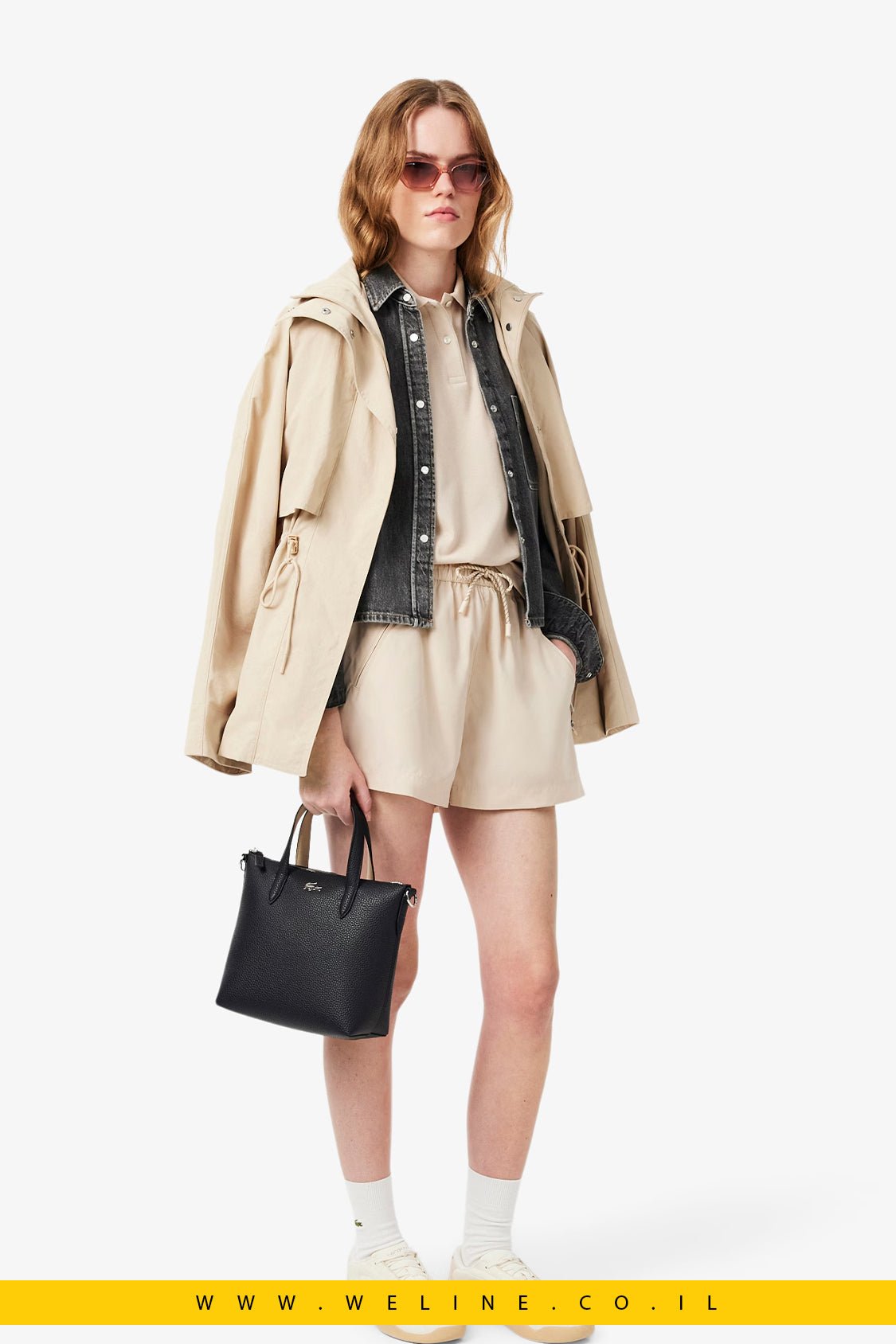 תיק נשים Lacoste Anna Mini Tote - WELINE.CO.IL