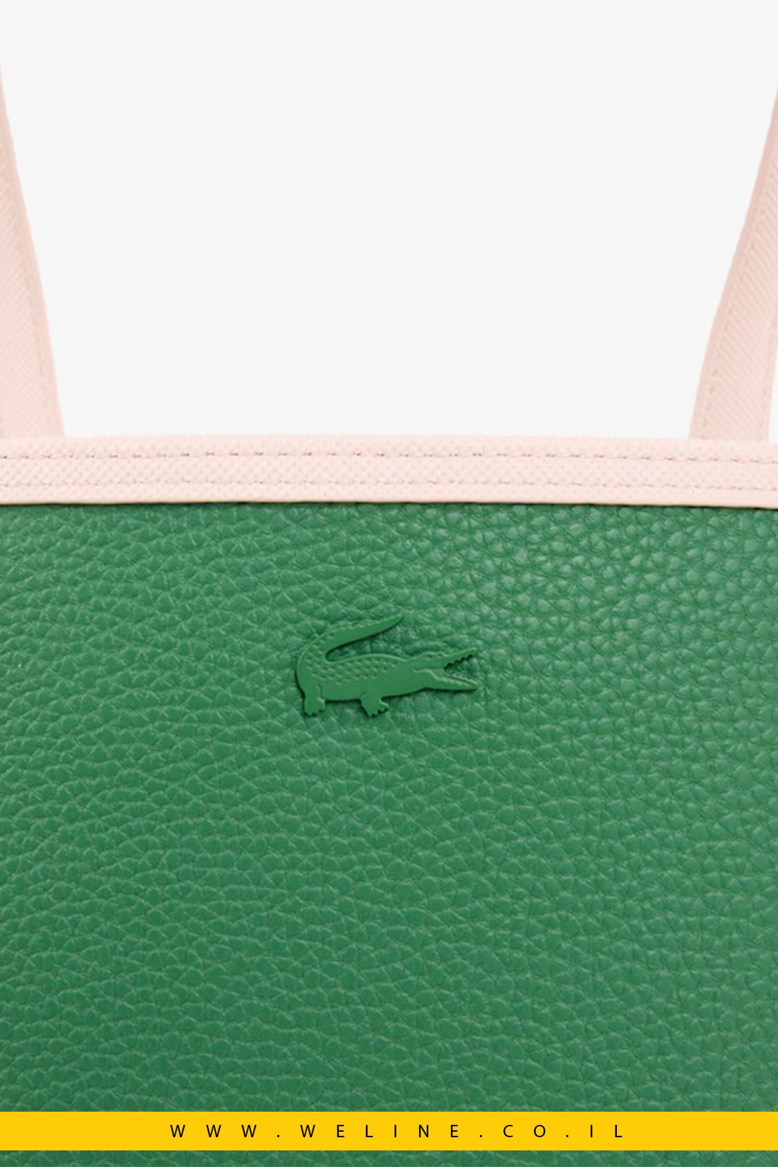 תיק דו-צדדי Lacoste Anna Reversible Tote with Pouch עם נרתיק - WELINE.CO.IL