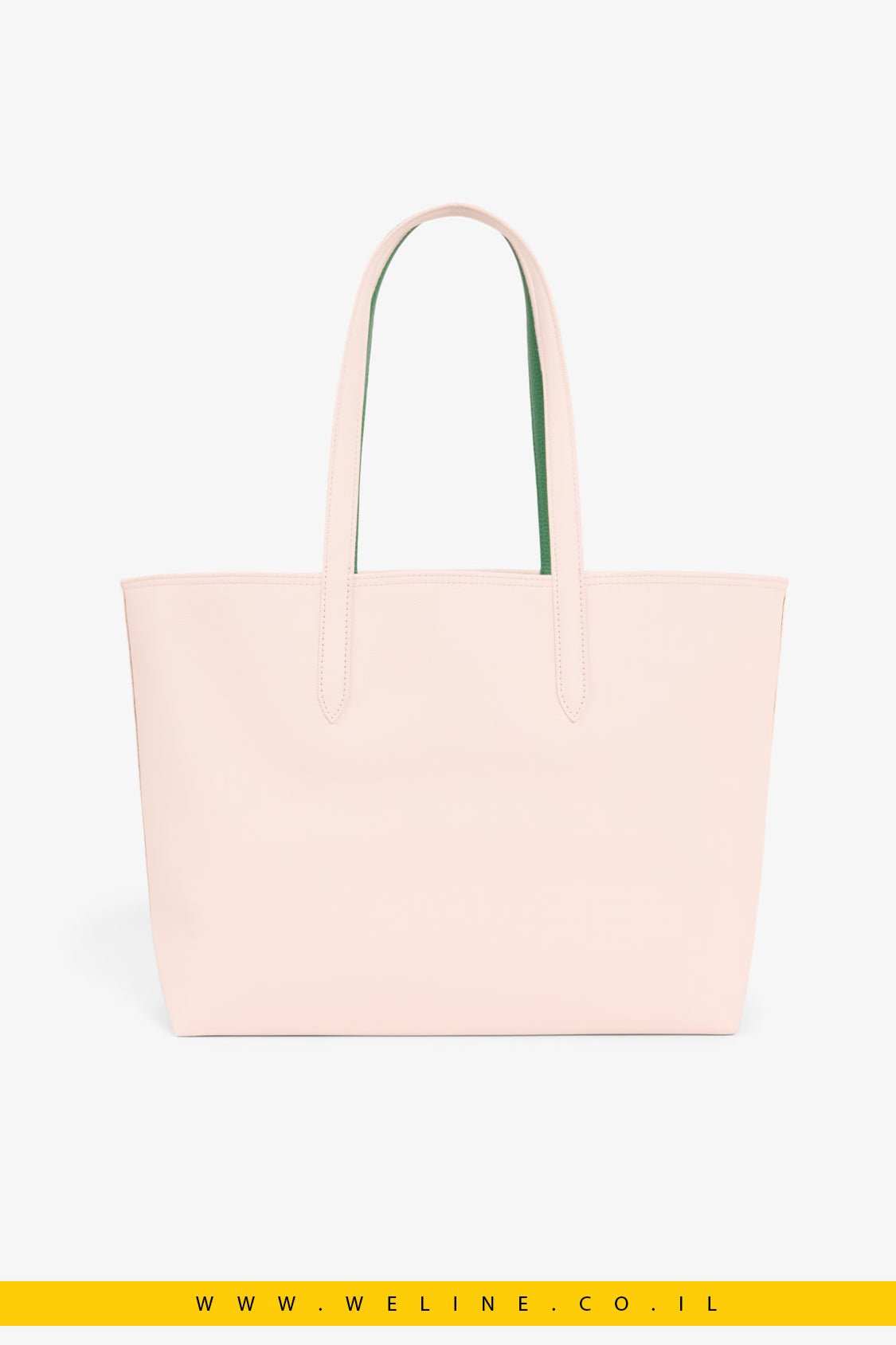 תיק דו-צדדי Lacoste Anna Reversible Tote with Pouch עם נרתיק - WELINE.CO.IL