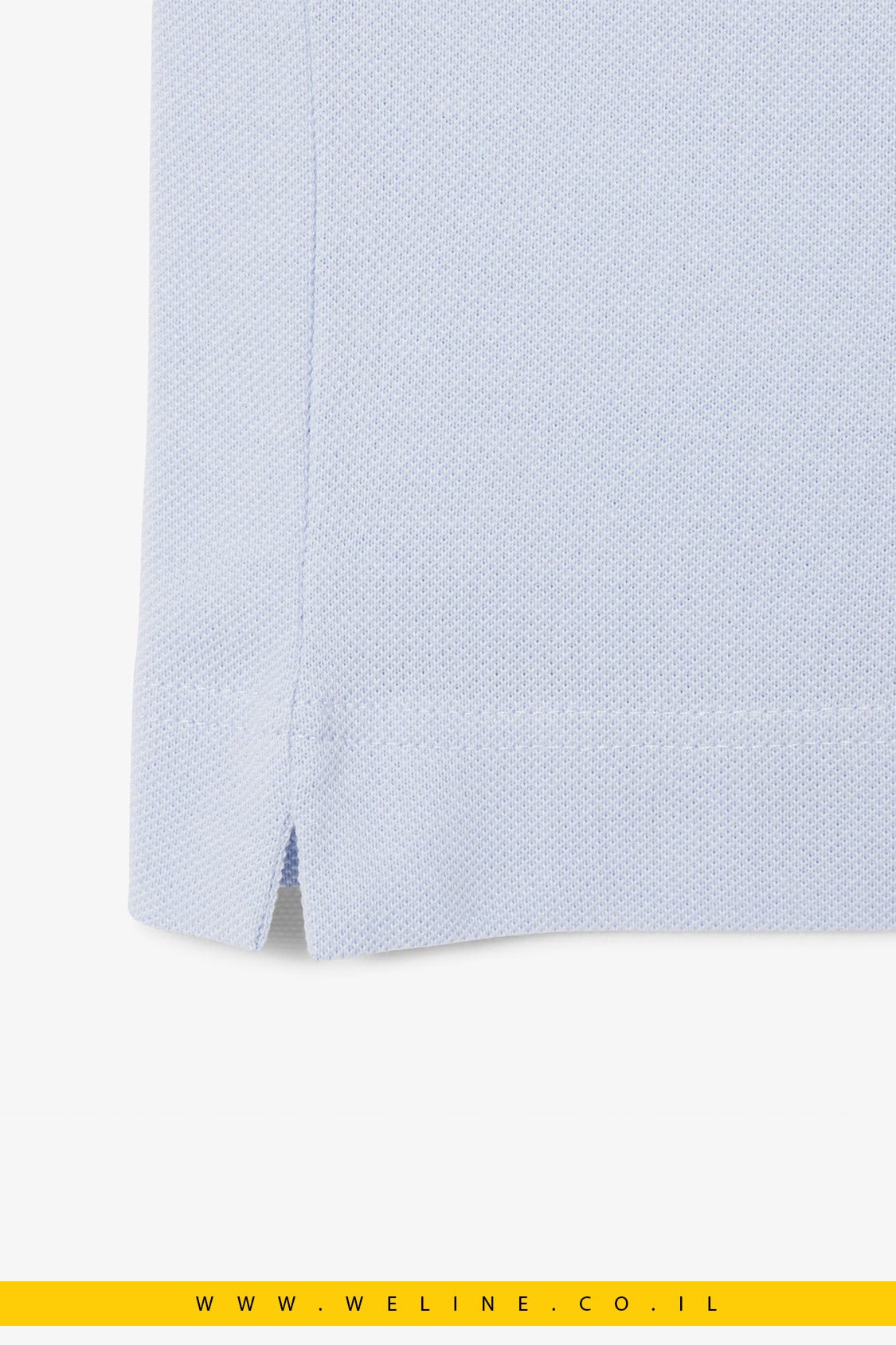 חולצת פולו Lacoste Classic Fit Embossed Branding יוניסקס - WELINE.CO.IL