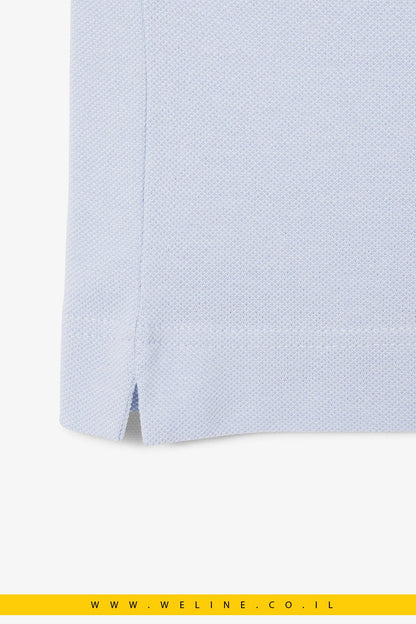 חולצת פולו Lacoste Classic Fit Embossed Branding יוניסקס - WELINE.CO.IL