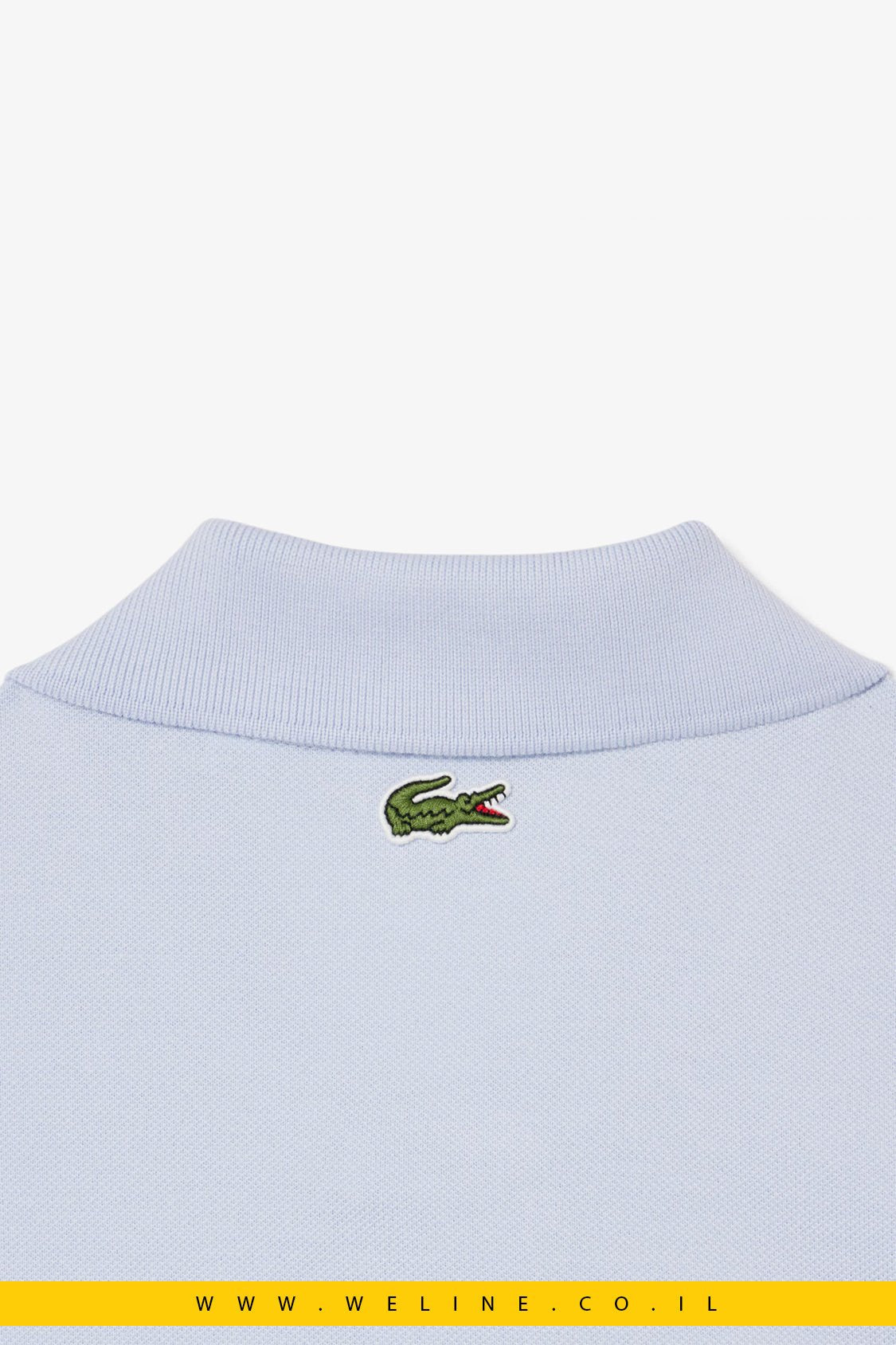 חולצת פולו Lacoste Classic Fit Embossed Branding יוניסקס - WELINE.CO.IL