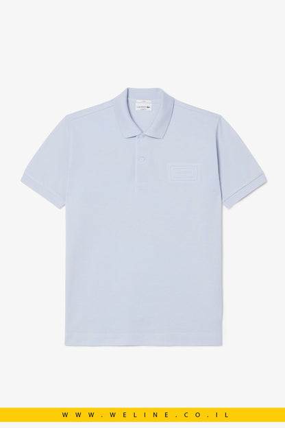 חולצת פולו Lacoste Classic Fit Embossed Branding יוניסקס - WELINE.CO.IL