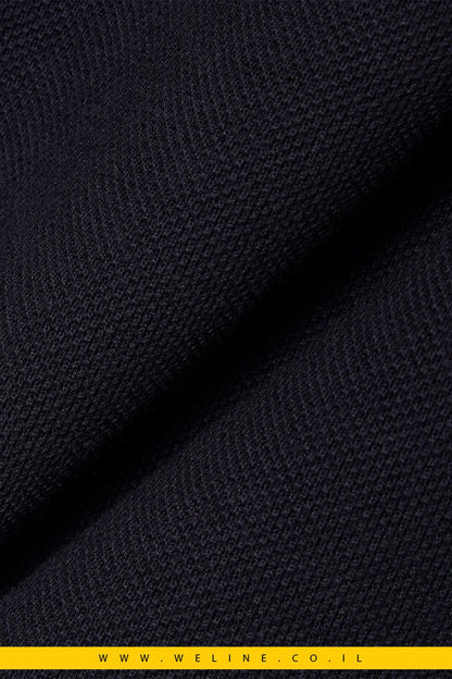 חולצת פולו גברים Lacoste Classic Fit Embroidery Detail Petit Piqué – צבע שחור - WELINE.CO.IL