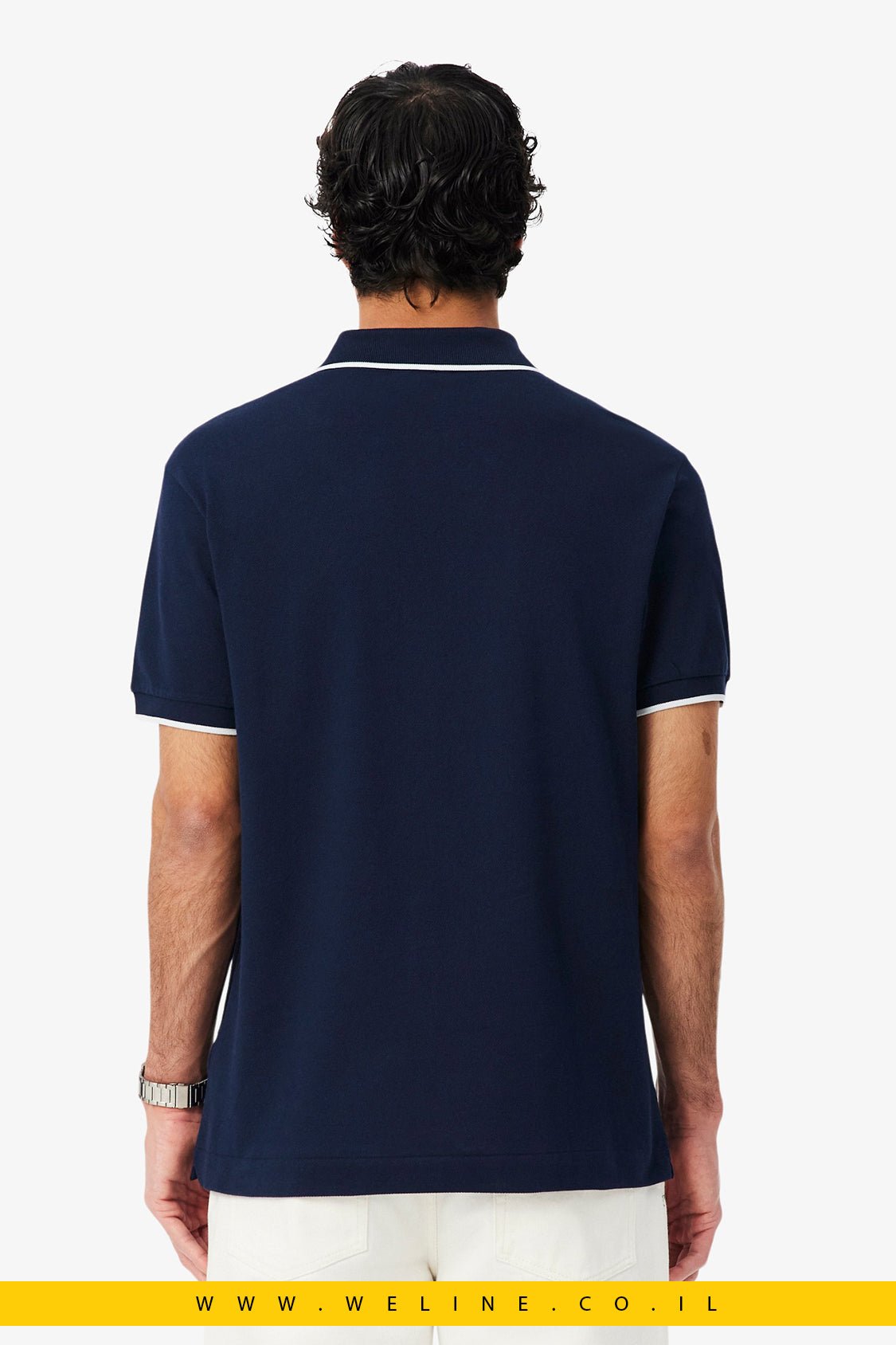 חולצת פולו Lacoste Classic Fit Pocket Accent L.12.12 - WELINE.CO.IL