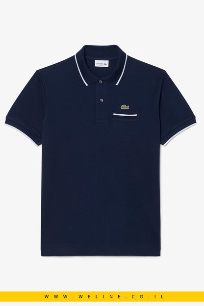 חולצת פולו Lacoste Classic Fit Pocket Accent L.12.12 - WELINE.CO.IL