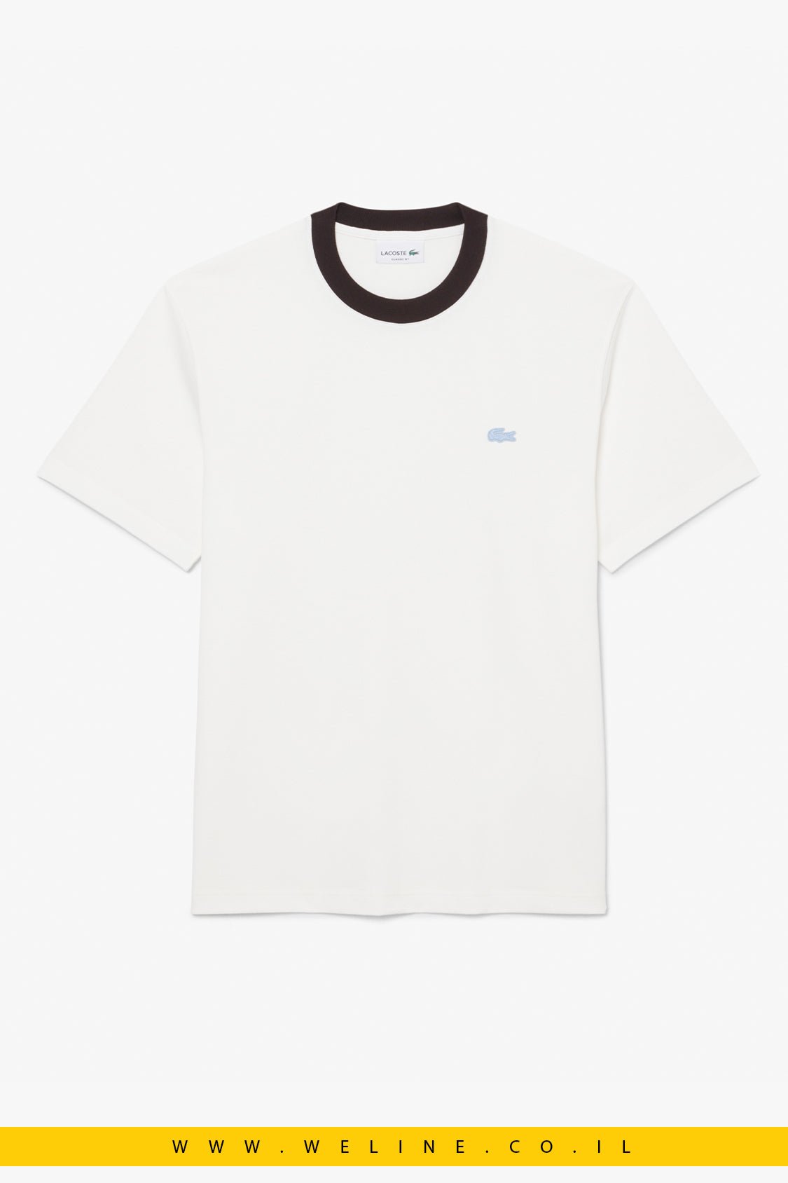 טי שירט Lacoste Colour-Block Cotton Classic Fit - WELINE.CO.IL