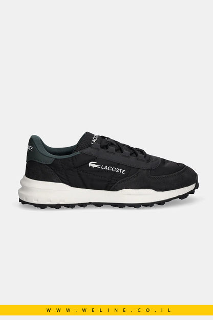 נעלי סניקרס Lacoste Elite Active Evo לגברים – צבע שחור - WELINE.CO.IL