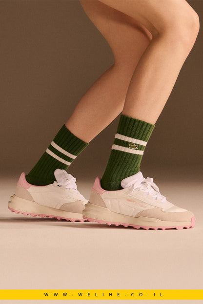 נעלי סניקרס נשים Lacoste Elite Active Evo - WELINE.CO.IL