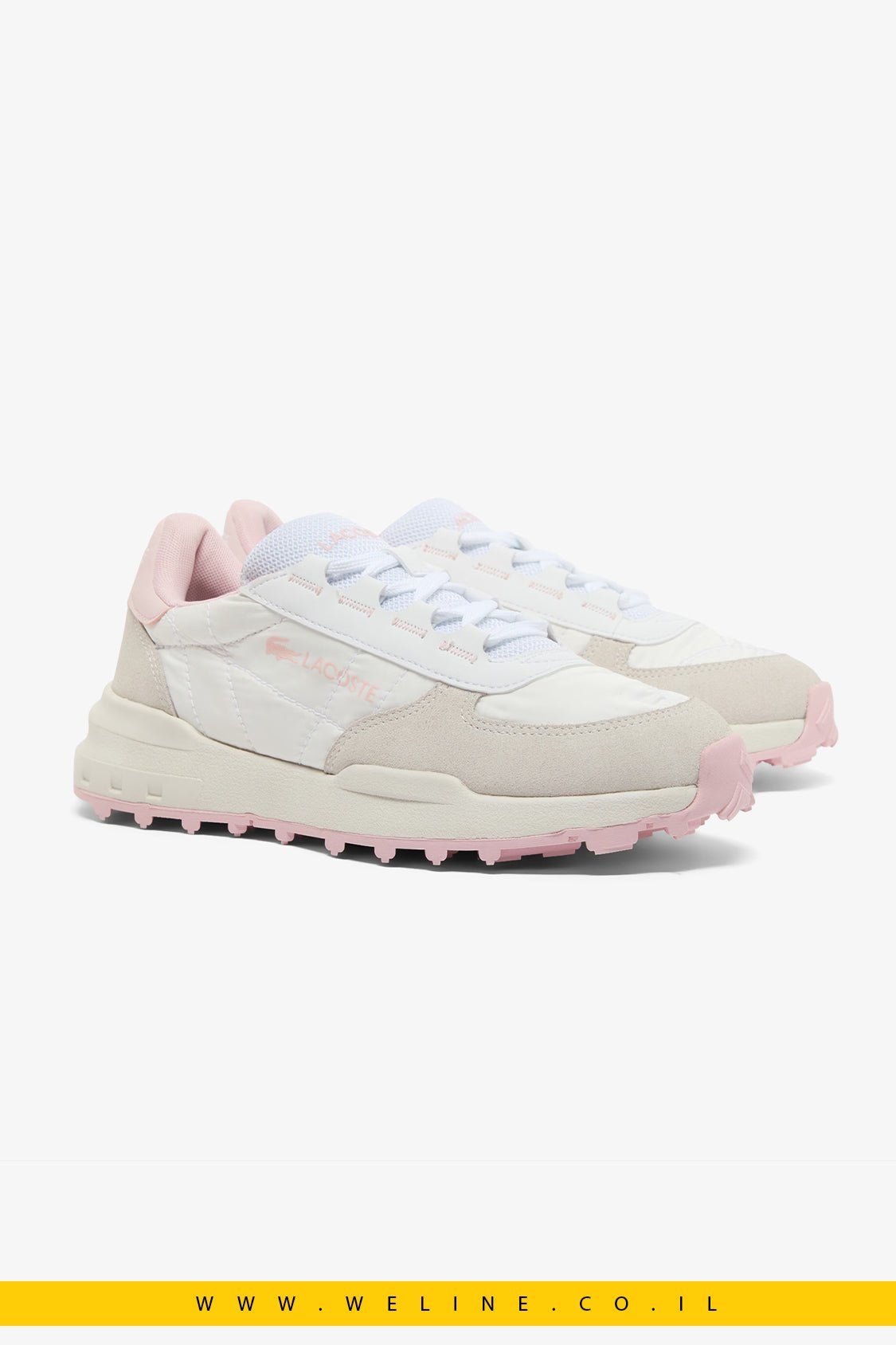 נעלי סניקרס נשים Lacoste Elite Active Evo - WELINE.CO.IL