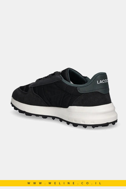 נעלי סניקרס Lacoste Elite Active Evo לגברים – צבע שחור - WELINE.CO.IL