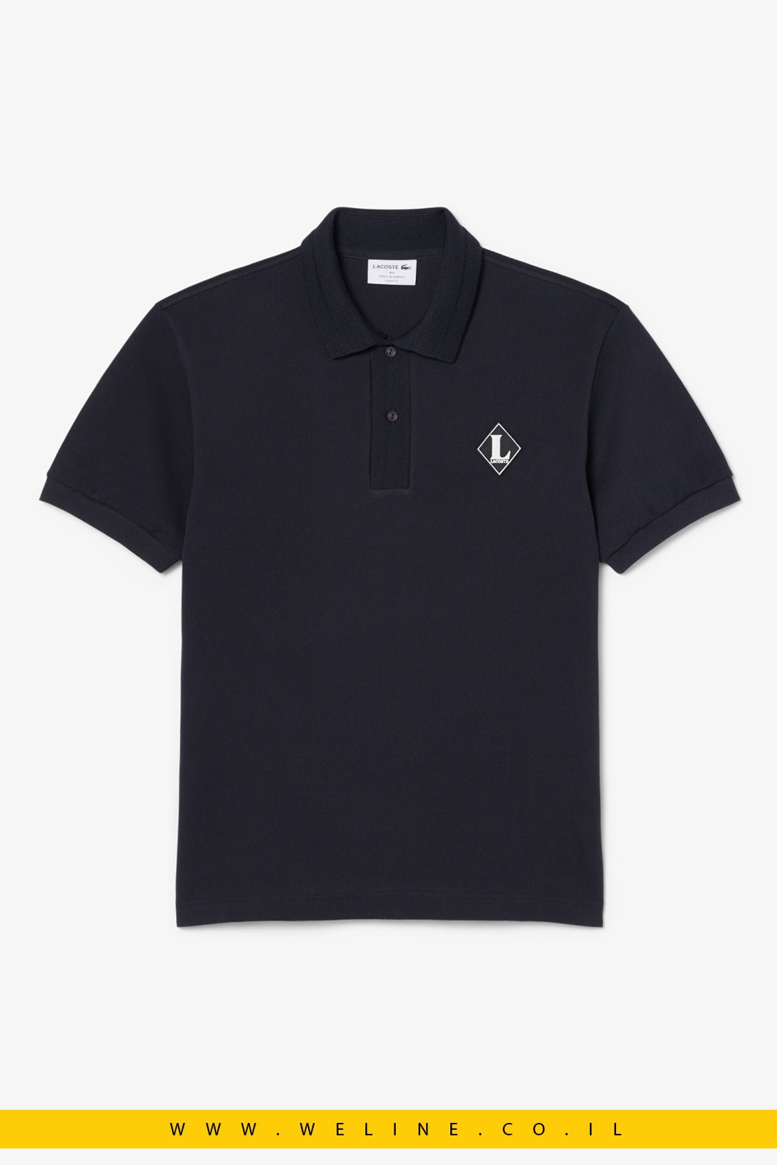 חולצת פולו Lacoste French Made Classic Fit Badge - WELINE.CO.IL