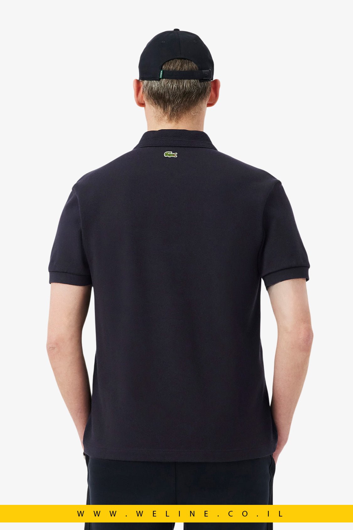 חולצת פולו Lacoste French Made Classic Fit Badge - WELINE.CO.IL