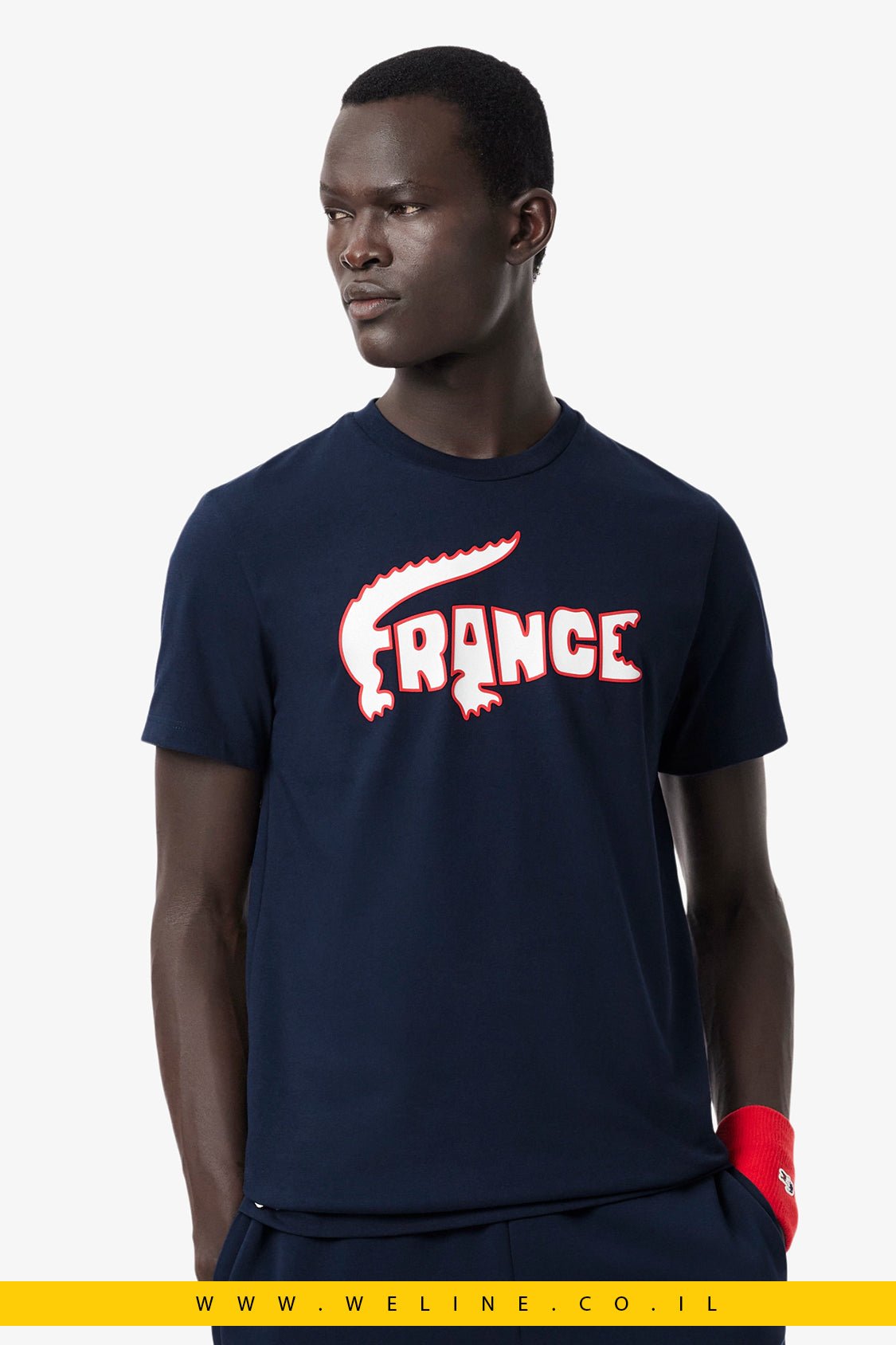טי שירט Lacoste French Tennis Team - WELINE.CO.IL