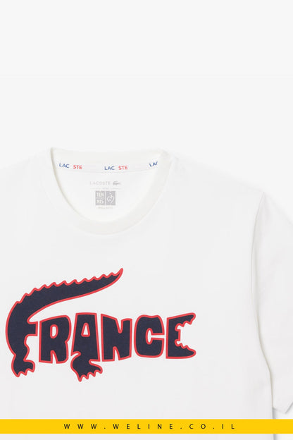 טי שירט Lacoste French Tennis Team - WELINE.CO.IL