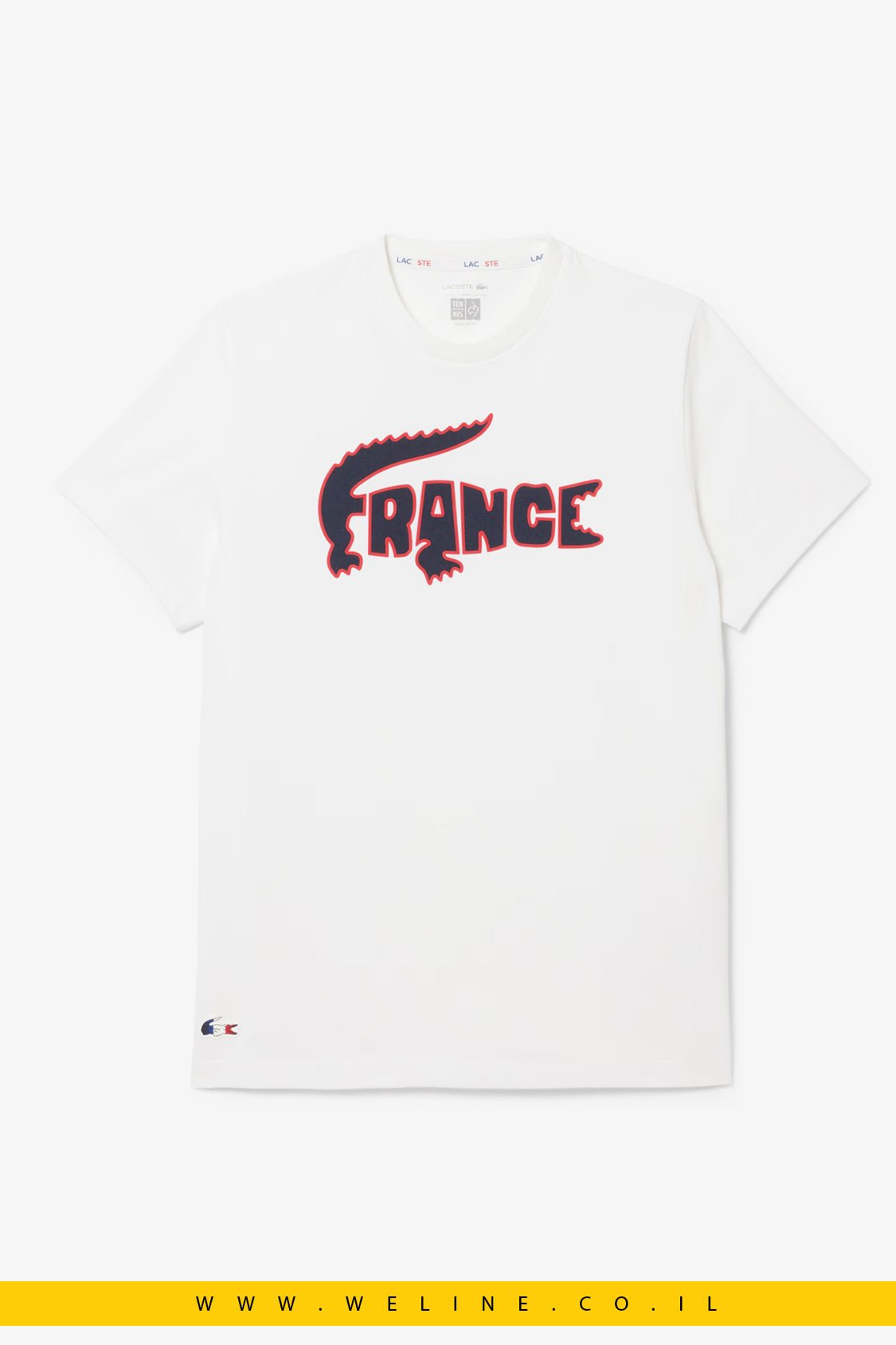 טי שירט Lacoste French Tennis Team - WELINE.CO.IL