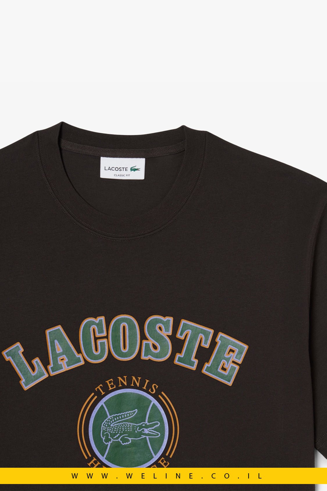טי שירט Lacoste Heavy Cotton Print Classic Fit - WELINE.CO.IL