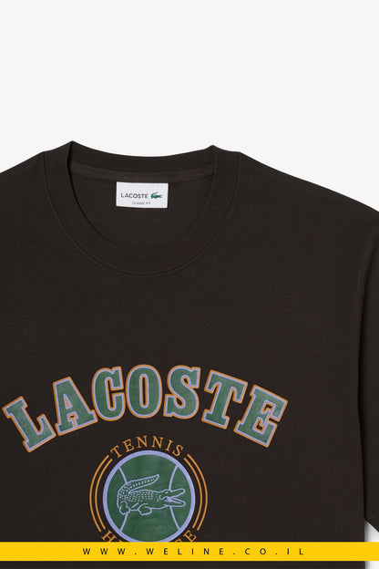 טי שירט Lacoste Heavy Cotton Print Classic Fit - WELINE.CO.IL