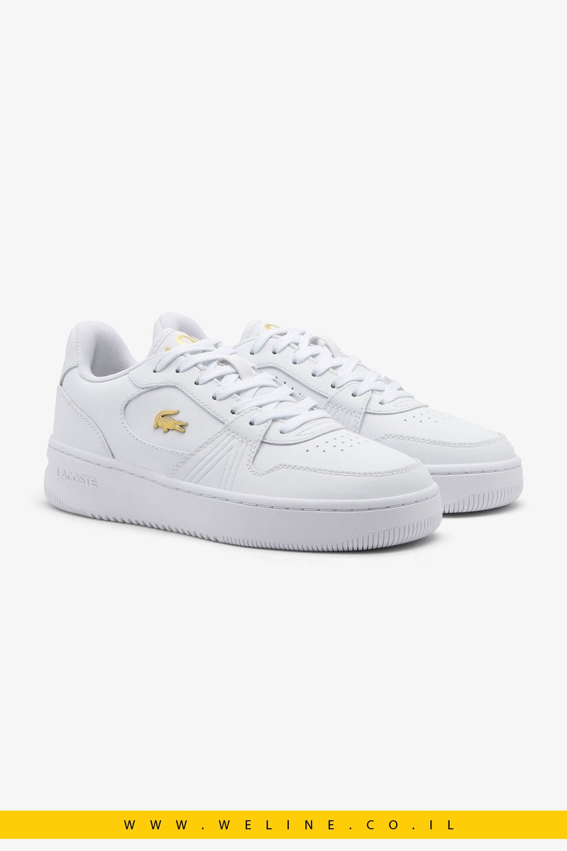נעלי סניקרס נשים Lacoste L001 - WELINE.CO.IL