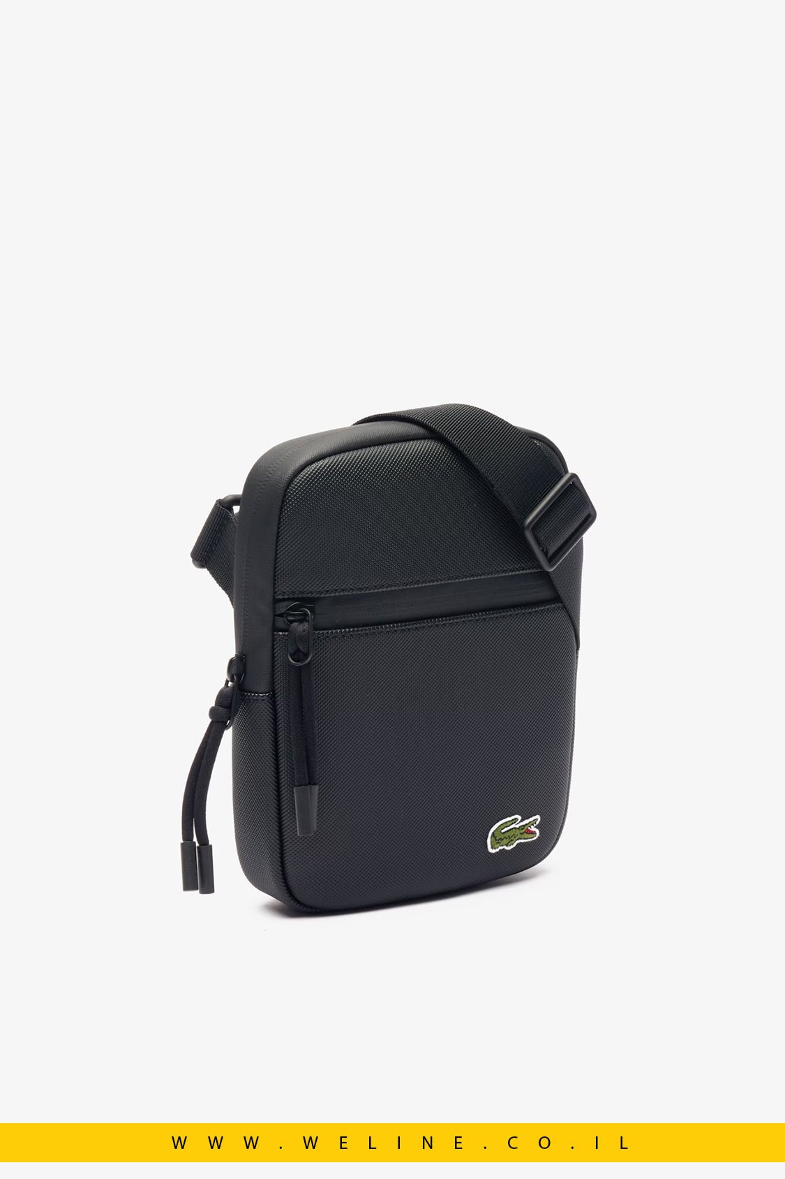תיק צד קטן Lacoste LCST Slimline Satchel - WELINE.CO.IL