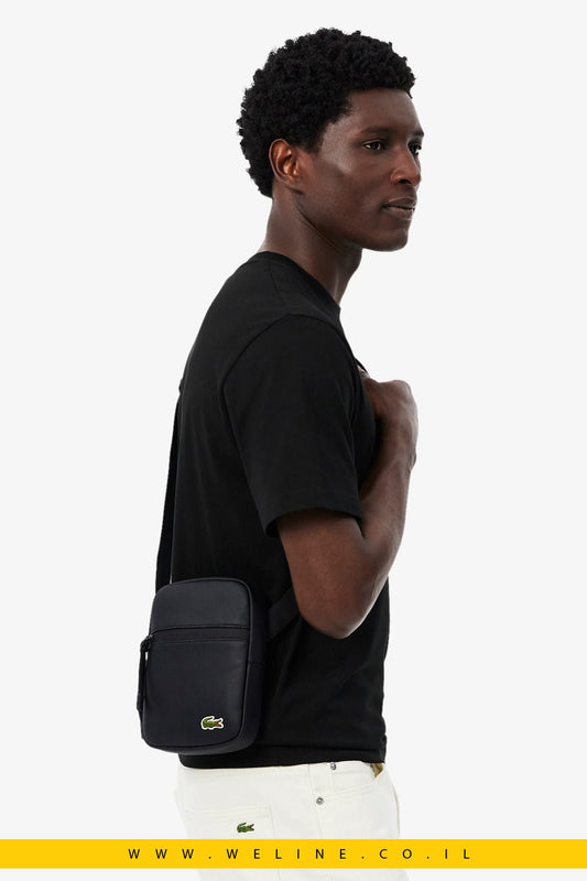 תיק צד קטן Lacoste LCST Slimline Satchel - WELINE.CO.IL