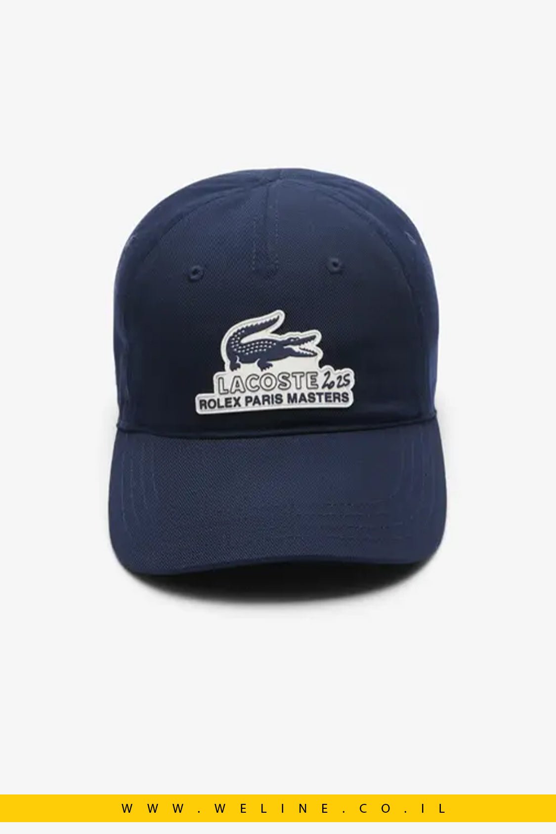 Lacoste כובע Lifestyle Rolex Paris Masters – כחול Marine, מהדורה רשמית - WELINE.CO.IL