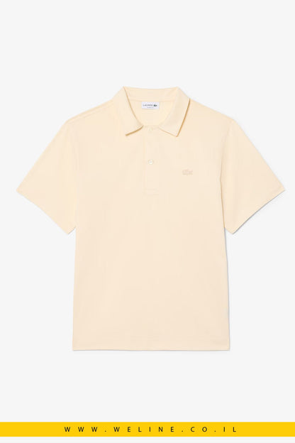 חולצת פולו Lacoste Paris Classic Fit Open Neck - WELINE.CO.IL
