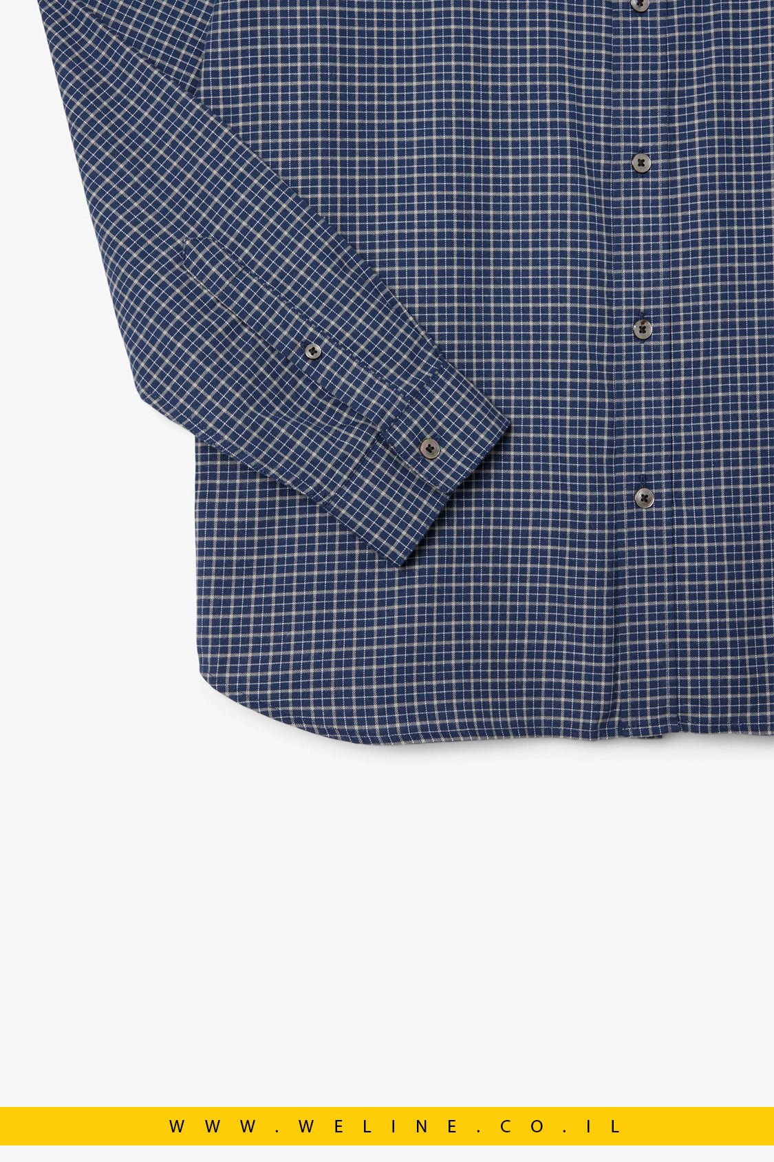 חולצת פלאנל משובצת לגברים Lacoste – Regular Fit - WELINE.CO.IL