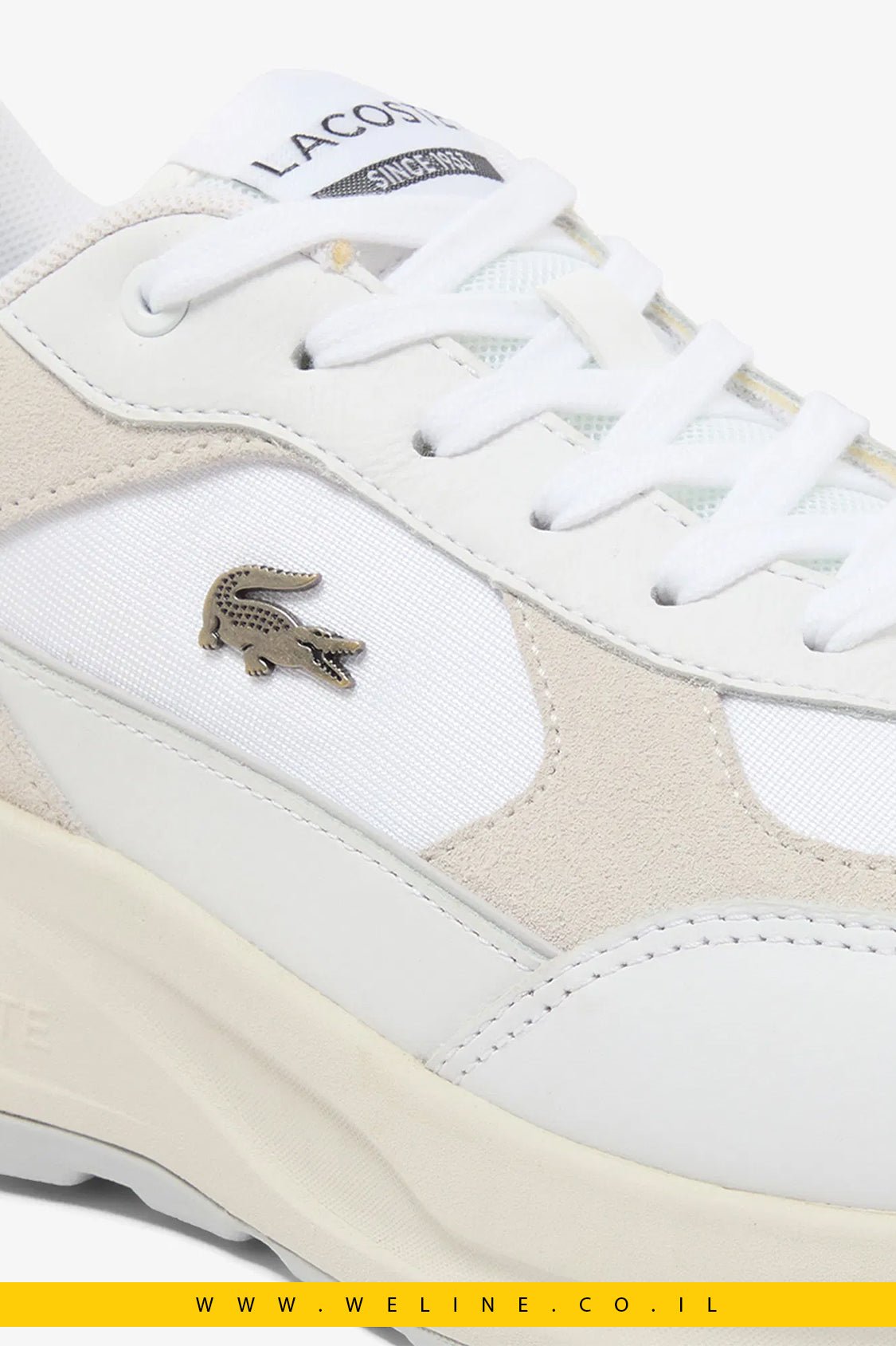 נעלי סניקרס גברים Lacoste Run Set – זמש - WELINE.CO.IL