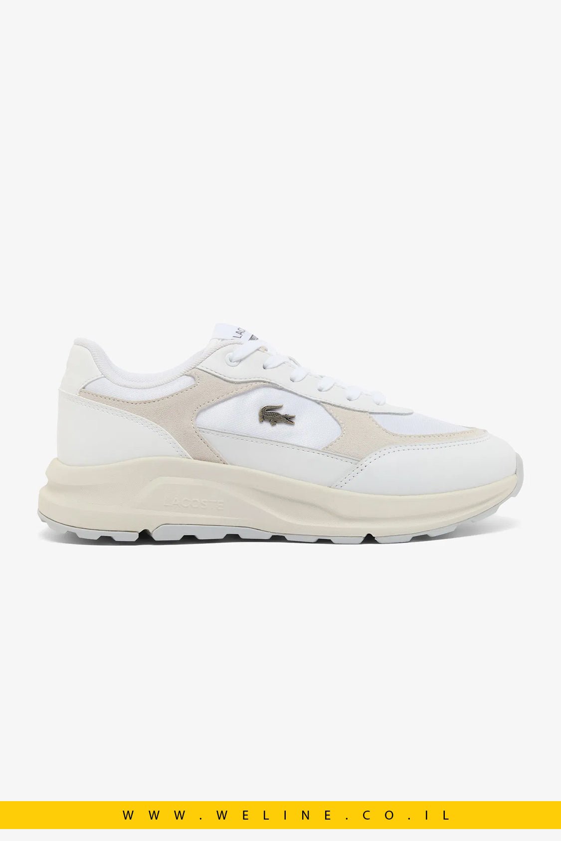 נעלי סניקרס גברים Lacoste Run Set – זמש - WELINE.CO.IL