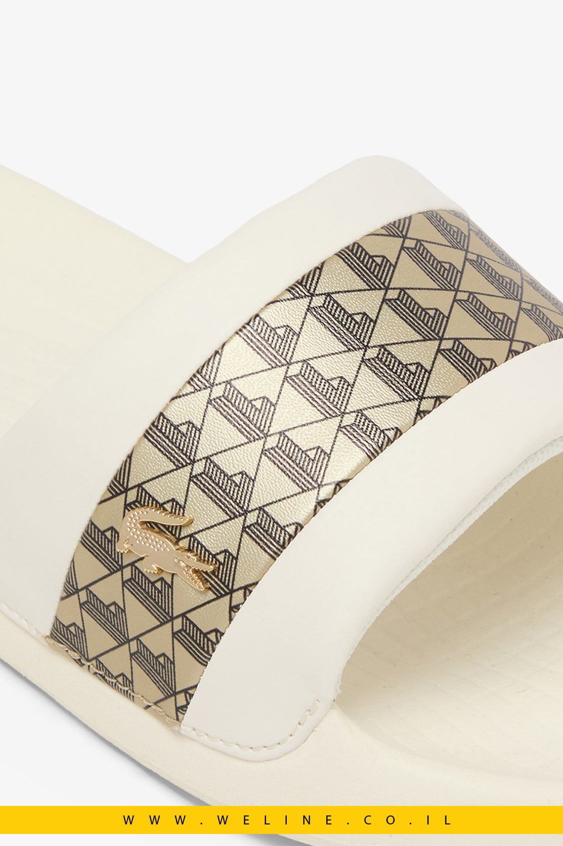 כפכפי נשים Lacoste Serve Slides Hybrid - WELINE.CO.IL