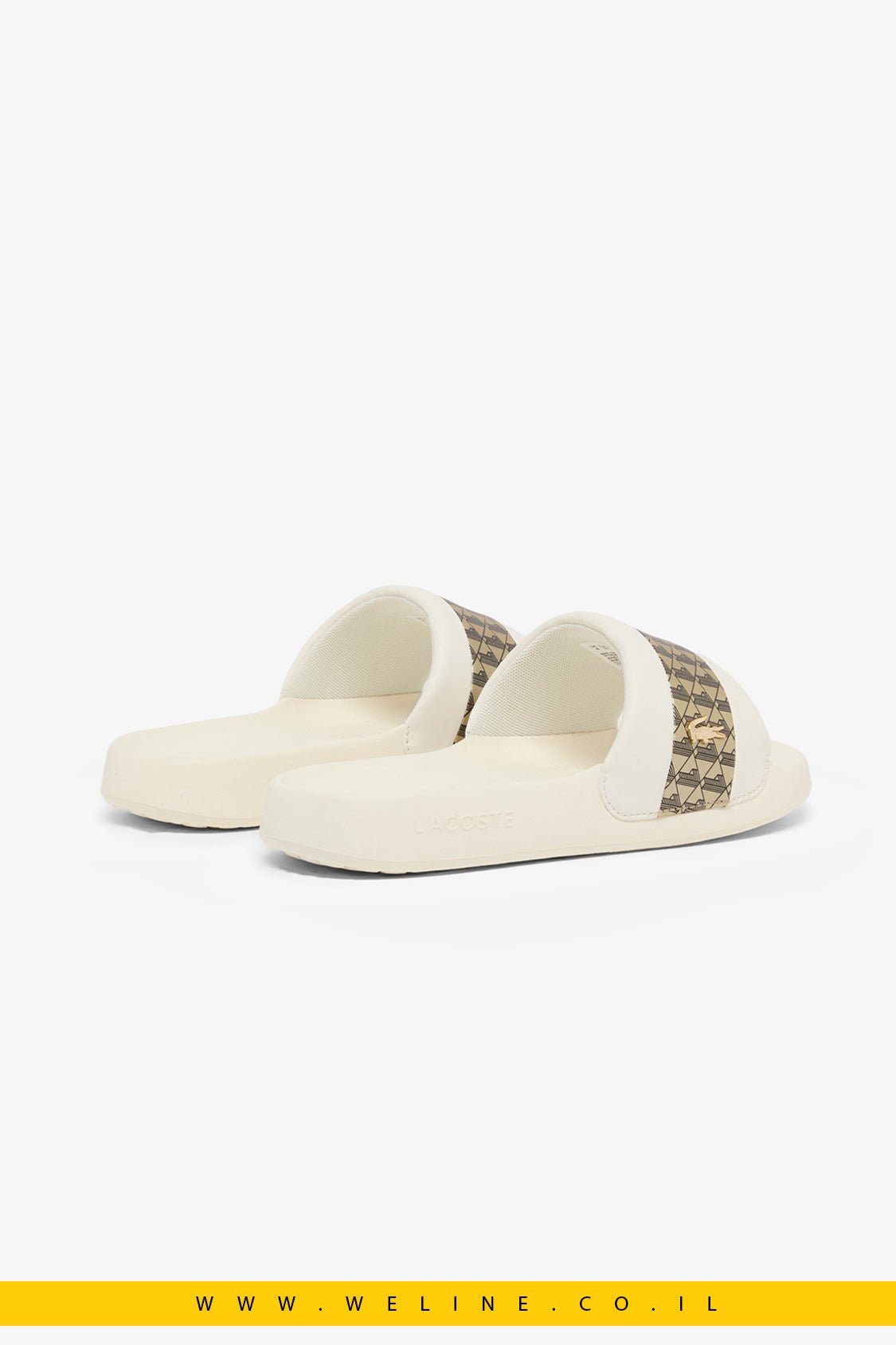 כפכפי נשים Lacoste Serve Slides Hybrid - WELINE.CO.IL
