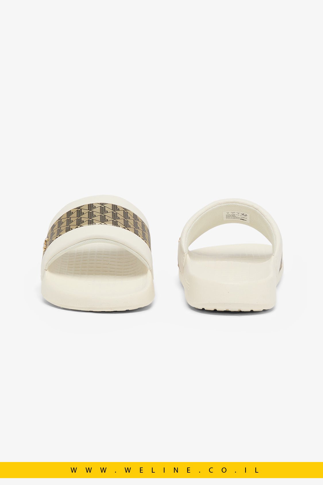 כפכפי נשים Lacoste Serve Slides Hybrid - WELINE.CO.IL