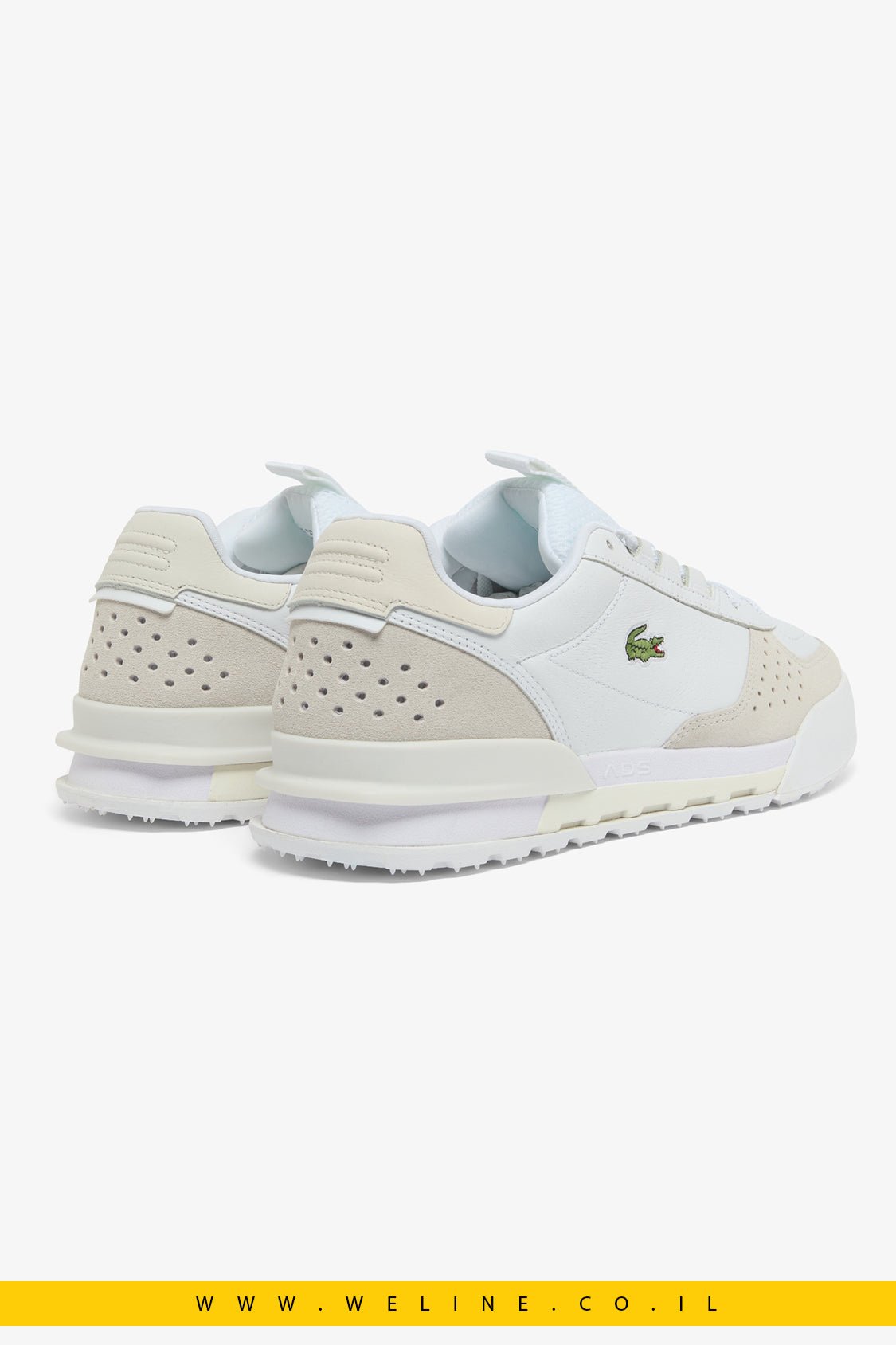 נעלי סניקרס גברים Lacoste Slam Break Leather - WELINE.CO.IL
