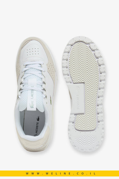 נעלי סניקרס גברים Lacoste Slam Break Leather - WELINE.CO.IL