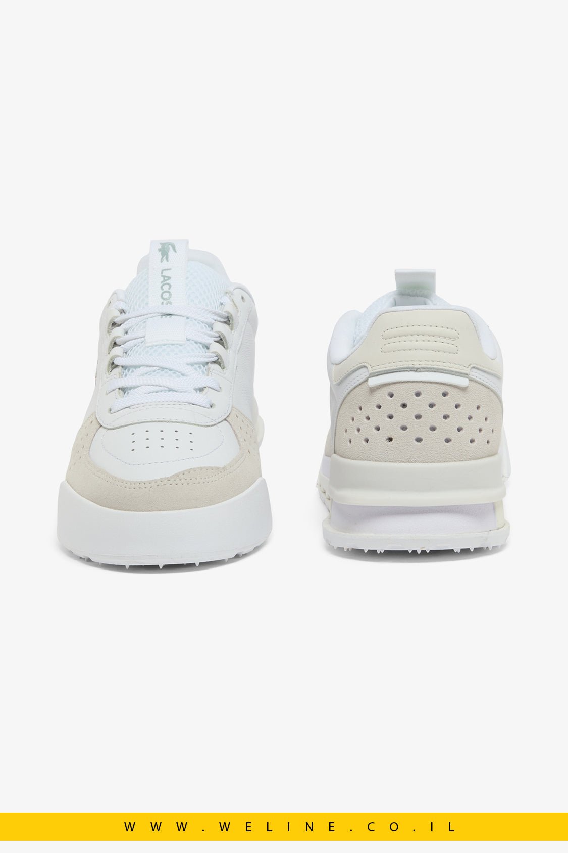 נעלי סניקרס גברים Lacoste Slam Break Leather - WELINE.CO.IL